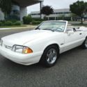 1993 Ford Mustang LX 5.0 Convertible Low Miles Triple White Rare Find Must See