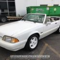 1993 Ford Mustang LX 79680 Miles Vanilla Ice White 2D Convertible 8 Cylinder Eng