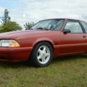 1993 Ford Mustang LX Coupe Notchback 2 Door Red Manual V8