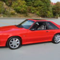 1993 Ford Mustang SVT Cobra Vibrant Red Grey Leather