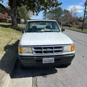 1993 Ford Ranger Pickup White
