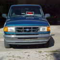 1993 FORD RANGER XLT REGULAR CAB V6 AUTOMATIC 99,000 MILES ONLY FULL BED LINER