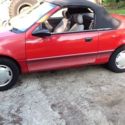 1993 Geo Metro Red Convertible 5 speed very Low mileage