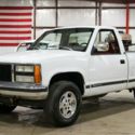 1993 GMC Sierra 1500 SLE 4x4 127819 Miles Summit White Pickup Truck 5.7L V8 5-Sp