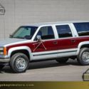 1993 GMC Suburban 2500 Red/Silver SUV 7.4L V8 107292 Miles