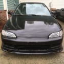 1993 Honda Civic Coupe Black FWD Automatic EX