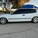 1993 Honda Civic Hatchback White FWD Manual DX