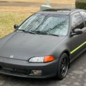 1993 Honda Civic si 1.6l hatchback. 5 speed. 5th Gen 92-95 Era EG. Blitz Black