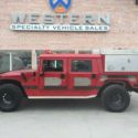 1993 Hummer H1 4 Door Hardtop Truck Fire 4x4 Full Interior 6.2 Non Turbo