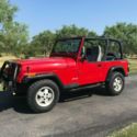 1993 Jeep Wrangler 2dr &#034;S&#034; 170277 Miles Red Jeep 4 Cylinder Engine 5 Speed Manua
