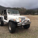 1993 JEEP WRANGLER 4 CYL. 2.5L ENGINE 4X4 w/ 35 X 12.50 TIRES