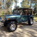1993 Jeep Wrangler SUV Green 4WD Manual