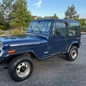 1993 jeep wrangler with 4.0 and 5 speed clean jeep