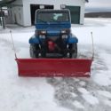 1993 Jeep Wrangler with plow