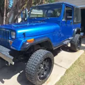 1993 Jeep Wrangler / Yj SUV Blue