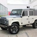 1993 Land Rover Defender 110 Osprey Custom 885 Miles Alaska White-Stornoway Grey