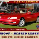1993 Lexus SC 300 SUNROOF - HEATED LEATHER - PREMIUM SOUND! Red Coupe 6 Automati