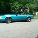 1993 LX Convertible 5.0 Excellant Condition Teal Green