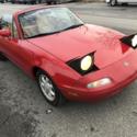 1993 Mazda MX-5 Miata  103,737 Miles Red  4 Cylinder Engine 1.6L/98 Manual