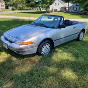 1993 Mercury Capri Convertible Grey