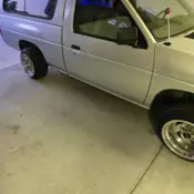 1993 Nissan Hardbody D21 old school mini truck lowrider, hydraulics , donk