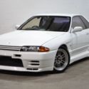 1993 Nissan Skyline 70215 Miles White coupe RB26DETT 5 speed Manual .V-SPEC.