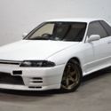 1993 Nissan Skyline 80,800 Miles White coupe RB26 5 speed Manual TE37 RHD JDM