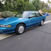 1993 Oldsmobile Cutlass Supreme Sedan Blue S