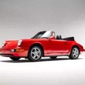 1993 Porsche 911 Carrera 2 Cabriolet 5-Speed Manual! ONLY 32k Miles Red