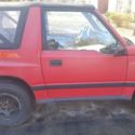1993 Red Automatic Geo Tracker - 154k Miles - 2WD