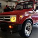 1993 Suzuki Samurai Convertible Red 4WD Manual (Very Solid Body 98% free rust)