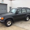 1993 Toyota Land Cruiser AWD 4dr SUV 256777 Miles matte black SUV 4.5L I6 Natura