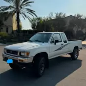 1993 Toyota Pickup Pickup White 1/2 TON EXTRA LONG WHEELBASE DX