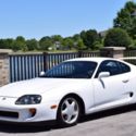 1993 TOYOTA SUPRA WHITE/BLK TWIN TURBO VIN TAGS 1-OWNER BONE STOCK FLORIDA CAR