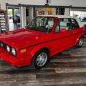 1993 Volkswagen Cabriolet Convertible Red FWD Manual