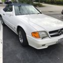 1994 500SL white with blue interior, in excellent shape.
