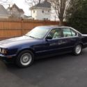 1994 BMW 530i Sedan Blue Metallic 143800 Miles Leather, Sunroof, Heated Seats