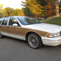 1994 Chevrolet Caprice Classic Wagon White with Wood Grain Sides White Walls