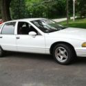 1994 Chevrolet Caprice Sedan white with red interior 1994 CRWD Automatic CLASSIC