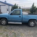 1994 Chevrolet K1500 Pickup Blue 4WD Manual K1500