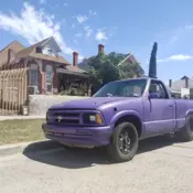 1994 Chevrolet S-10 Pickup Purple S10 Turbo Drag Truck