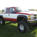 1994 Chevrolet Silverado 4X4 1500 show truck lifted 454 BIG BLOCK CUTOM INTERIOR