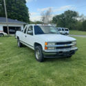 1994 Chevy Silverado 2500 6.5 diesel short bed ext cab 4x4 6 lug rims bad trans