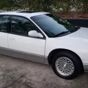 1994 Chrysler LHS Sedan White