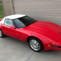 1994 Corvette Convertible Red on Red with White Top!  Low Miles! Pristine!