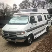 1994 Dodge Ram Van White B350