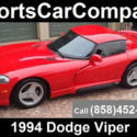 1994 DODGE VIPER RT/10 ROADSTER JUST 26k MILES TRUE SUPERCAR BUY IT NOW!