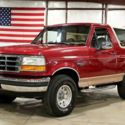 1994 Ford Bronco  94075 Miles Electric Currant Red Metallic SUV 5.8L V8 Automati