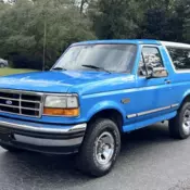 1994 Ford Bronco SUV Blue U100