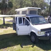 1994 Ford e250 Sportsmobile Camper Van New Motor, Awning, and more!